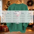 thumbnail image 3 of VKOYWKM Oversized Christmas Sweatshirts for Women Xmas Holiday Long Sleeve Crew Neck Sweatshirt Christmas Wine Glass Graphic Pullover Tops, 3 of 8