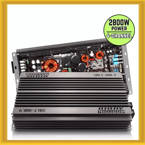 Sundown Audio SALT-500.4 4-Channel 2800 Watts Power Car Audio Amplifier New