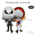 thumbnail image 2 of Cymylar Jack Skellington and Sally Foil Balloons, Halloween Party Decoration , 35 "Black White 2pcs, 2 of 5
