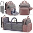 thumbnail image 1 of Diaper Bag Backpack,Baby Diaper Bags, Mothers Day Gifts, Multifunctional Travel Diaper Waterproof BGift for women /family, 1 of 5