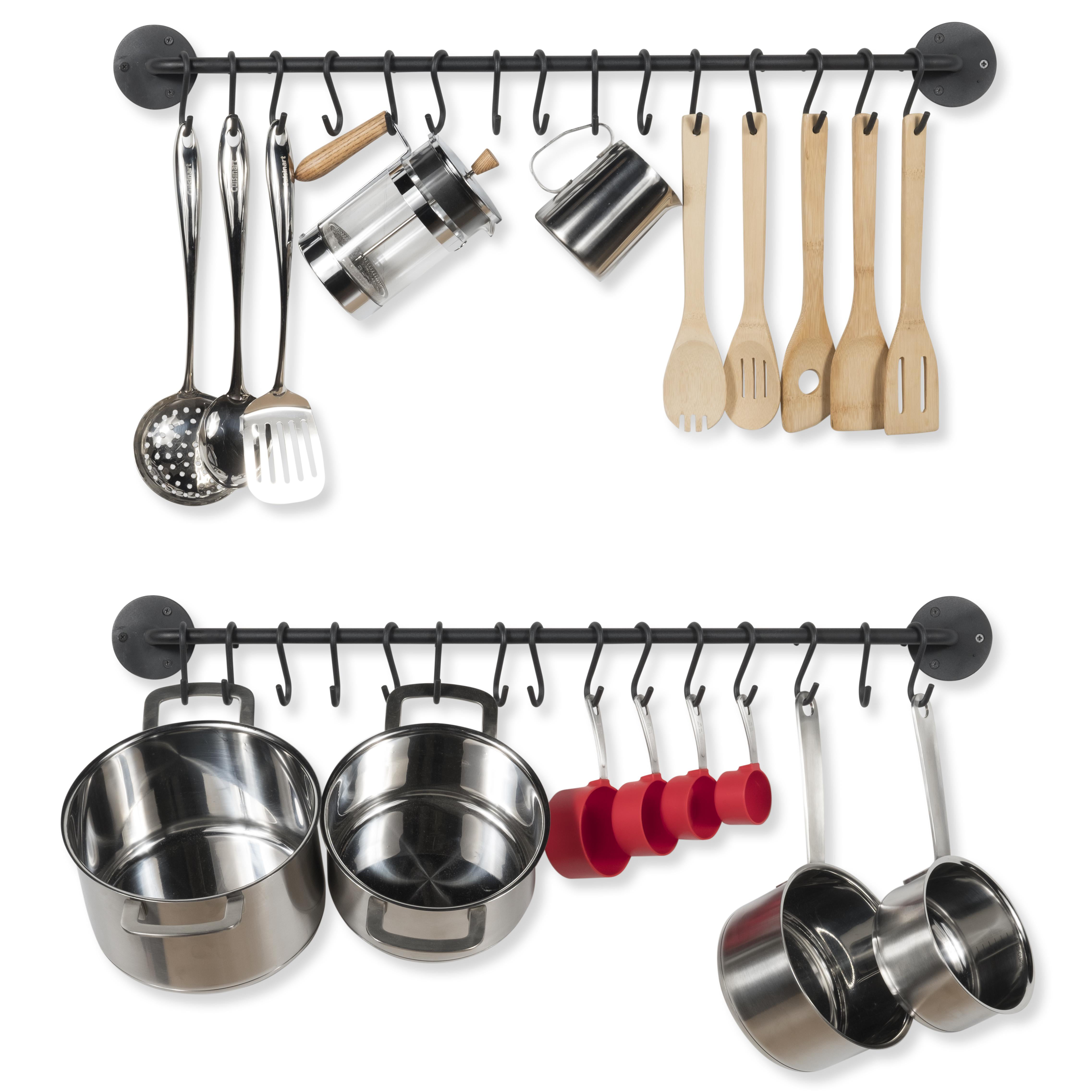 15x Stainless Steel S Hooks Kitchen Meat Pan Utensil Clothes Hanger Gift 