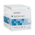 McKesson Split Sponges Sterile I.V. Drain Wound Dressing, 2 in. x 2 in., 2 Per Pack, 35 Packs