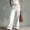 08-White, variant on Women's Cotton Linen Wide Leg Pants, High Waist Button Casual Loose Long Trousers with Pockets, Solid Color Fashion Pants for Daily Vacation Wear 02-Blue XL