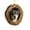 F, variant on Zhourta Tree Hole Dog Ornament 6 Kinds Forest Animals Christmas Ornaments Hanging Acrylic Pendants for Christmas Tree Car Home Decoration Holiday Gift