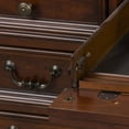 thumbnail image 3 of Liberty Furniture Industies, INC Brayton Manor Jr Executive Desk in Cognac, 3 of 12