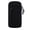 Black-Free Size, variant on LQCrafK Unisex Running Phone Arm Bag PU Material Sweat-Proof Water-Resistant Adjustable Arm Strap Double Zipper Pouch for 7-inch Phones Keys Cards Headphones Outdoor Sports Gym Fitness