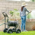 thumbnail image 2 of Xtremepower US Hose Reel Cart, Hose Cart with Wheels Heavy Duty, Industrial Hose Reels for Outside, 300-Feet of 5/8" Hose Capacity, 2 of 6