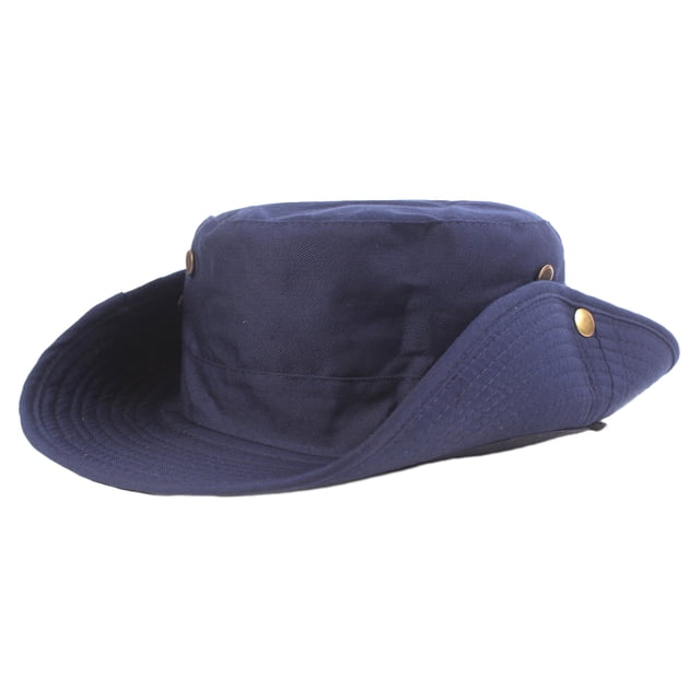 Qarigey Gorra para el sol con protección , ligera y portátil, adecuada para diversas ocasiones, sombrero de pesca Sombreros azul oscuro