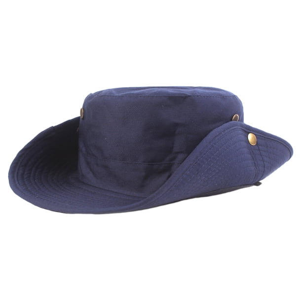 Qarigey Gorra para el sol con protección , ligera y portátil, adecuada para diversas ocasiones, sombrero de pesca Sombreros azul oscuro