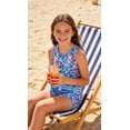thumbnail image 3 of Girls Swimsuit Two Piece Set Tankini Crop Top Swim Shorts Bathing Suit Sizes 6-7Y, 3 of 6