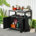 thumbnail image 5 of Feasto Garden Potting Bench with Storage Cabinet,Outdoor Gardening Table, 5 of 8