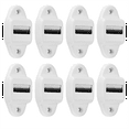 thumbnail image 1 of Lot de 8 Guides de Courroie pour Volet Roulant avec Rouleau et Brosse (Roulis jusqu'à 23mm de Largeur de Courroie), 1 of 7