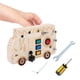 thumbnail image 4 of tablero ocupado,Juguetes educativos de tablero ocupado Montessori de madera,Juguetes de aprendizaje temprano Material didáctico Jardín de infancia,Electronic Busy Board Switch Juego, 4 of 8