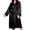 Black, variant on ZQUUVOU Women's Oversized Silk Robes Casual Kimono Robes Short Bathrobe Bridesmaid Wedding Party Nightgown Sleepwear Black B
