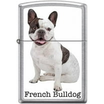 Zippo Lighter-French Bulldog Street Chrome Windproof Lighter #Z5383