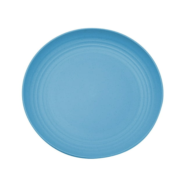 Shatterproof Plastic Dinner Trays, 6" Reusable Microwave & Dishwasher Safe for Kitchen, Camping & Parties, Multi-Colors