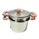 thumbnail image 3 of Sartén Sartén Cocina Utensilios de cocina Multipropósito Acero inoxidable Leche Olla Antiadherente Wok Huevo Sartén para fiesta, restaurante, co Olla de sopa rosa, 3 of 9