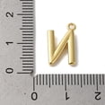 thumbnail image 3 of Plastic Imitation Pearl Pendants with Brass Findings Golden Letter N 7~14x13.5~15x3mm Hole: 1.3~1.4mm, 3 of 3