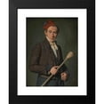 thumbnail image 2 of C.A. Jensen 15x18 Black Modern Framed Museum Art Print Titled - The Scene-Painter Troels Lund (1836), 2 of 5