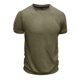 thumbnail image 5 of pstuiky Camisas de manga corta para hombre, Camisa informal de manga corta con cuello abotonado y bolsillo de color liso para hombre ropa de hombre m, 5 of 6