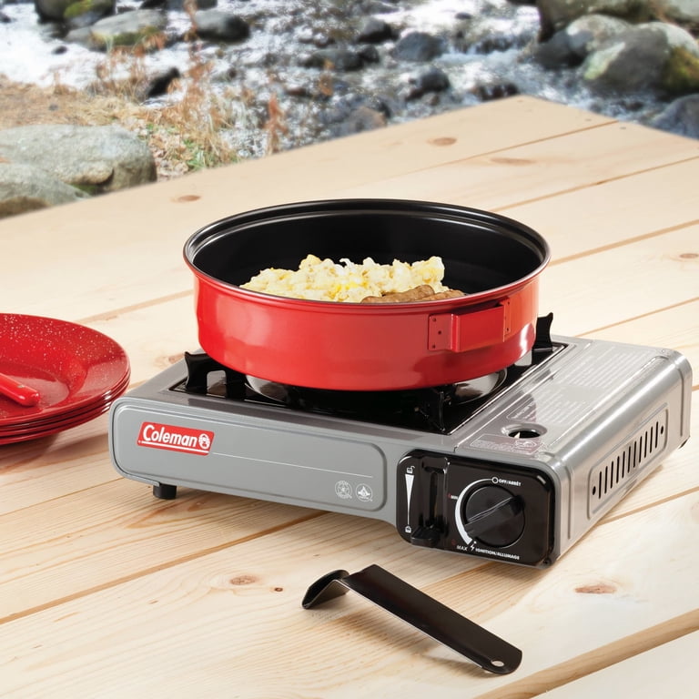 【新品未使用】 Coleman コールマン BUTANE STOVE【K507】 Coleman Tabletop Portable Butane Camping Stove, 1 Burner, Gray