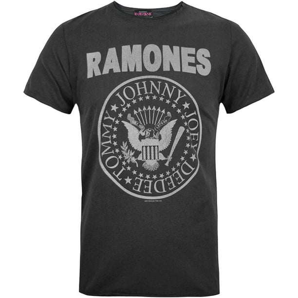 medier kig ind Ib Amplified Men's Ramones Logo T-Shirt Small Grey - Walmart.com
