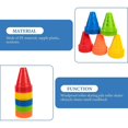 thumbnail image 4 of 25pcs Professional Roller Skating Marker Cones Plastic Roller Skates Obstacles, 4 of 4