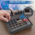 thumbnail image 4 of Mezclador de audio Bluetooth para DJ Pyle PMX462 de 3 canales con efectos, 4 of 7