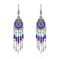 thumbnail image 3 of Pendientes bohemios pequeños y cortos Pendientes de cuentas redondas vintage Your Daisy Jewelry, 3 of 6