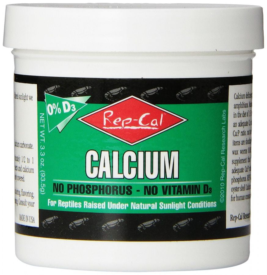 RepCal 220 3.3 oz Rep Cal Ultrafine Powder Phosphorus Free Calcium without Vitamin D3 Walmart