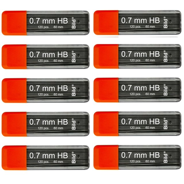 Recambios mecánicos de plomo para lápices Bild Premium de 0,7 mm (HB Mega)