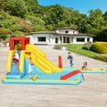 thumbnail image 4 of Costway 7 in 1 Inflatable Dual Slide Water Park Climbing Bouncer W/ 950W Blower, 4 of 11