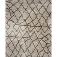 thumbnail image 4 of SAFAVIEH Belize Leann Abstract Plush Shag Area Rug, Taupe/Grey, 4' x 6', 4 of 4