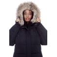 thumbnail image 5 of Alpine North, Aulavik Plus - Women's Vegan Down Recycled Mid-length Hooded Parka Coat (Plus Size) - Water Repellent, Windproof, Insulated Winter Jacket with Faux Fur, 5 of 10