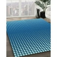 thumbnail image 3 of Ahgly Company Machine Washable Indoor Rectangle Transitional Blue Area Rugs, 5' x 8', 3 of 7