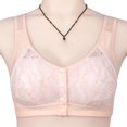 thumbnail image 1 of Lindbes Clearance Items All !Plus Size Bras For Woman Post-Surgery Bra Full Coverage Seamless Push Up Sports Bra Print Non Underwire Bra Wireless Minimizer Bra, 1 of 4