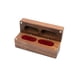 thumbnail image 1 of Caja De Madera Nogal Para Dos Anillos De Boda O Compromiso, 1 of 4