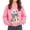 Pink, variant on akafmk Girls Graphic Hoodies Lightweight Hoodie Sweatshirt Long Sleeve Pullover Tops Cute Versatile Fall Clothes, Size 3-4 Years