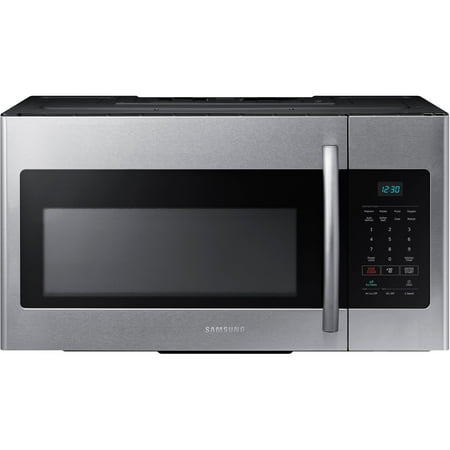 Samsung 1.6 Cu. Ft. Over-the-Range Microwave - Stainless (Best Over The Stove Microwave)