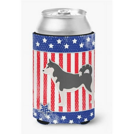 

USA Patriotic Siberian Husky Can or Bottle Hugger