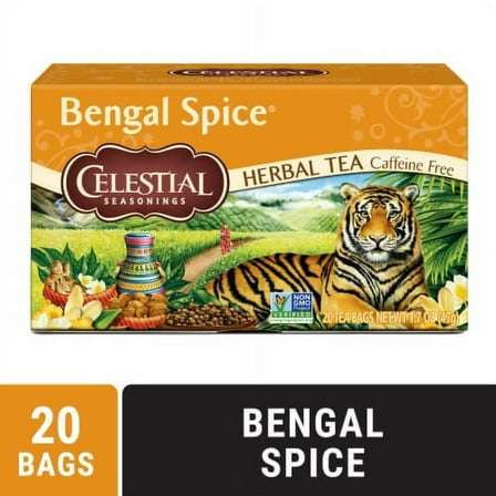 Pack of 2 - Celestial Seasonings Caffeine Free Bengal Spice Herbal Tea 20 ct