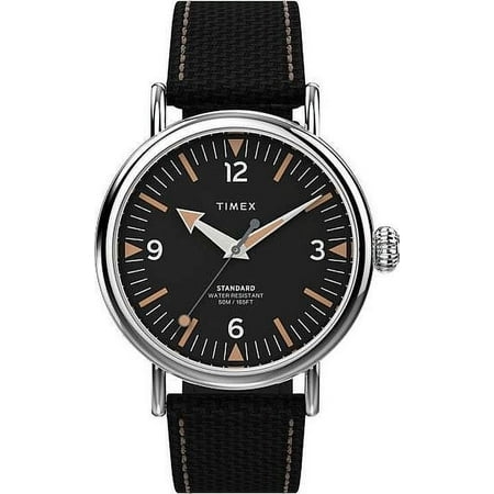 UPC 194366203059 product image for Men s Timex Standard Quartz Black Strap 40mm Watch TW2V44000 | upcitemdb.com