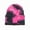 Black/Hot Pink, variant on Tie Dye Knit Beanie, Black Hot Pink