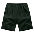 thumbnail image 4 of Hearthz Quick-Dry Shorts for Men Elastic Waist Lightweight Men's Athletic Gym Shorts with Pockets Summer Beach Shorts for Men Green S, 4 of 4