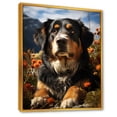 thumbnail image 2 of Designart "Majestic Bernese Mountain V" Animals Dog Floater Framed Canvas Prints, 2 of 5