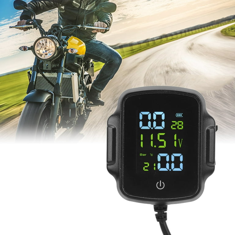 USB Charging Moto TPMS, Lasting Performance Motorcycle Tire
