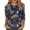 Gray, variant on LNZGNM Halloween Shirts for Women 3/4 Length Sleeve Fall Tunic Tops Funny Bat,Ghost,Pumpkin Graphic Loose Casual Basic Blouse,Cyan(XXL)