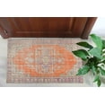 thumbnail image 5 of Medallion Rug, Machine Washable Rugs, Thin Rug, Chenille Printed Design Rug, Floor Rugs, Luxury Rug, Orange Rug, Modern Rugs, Front Door Rugs, 2'x3' - 60x90 cm, 5 of 8