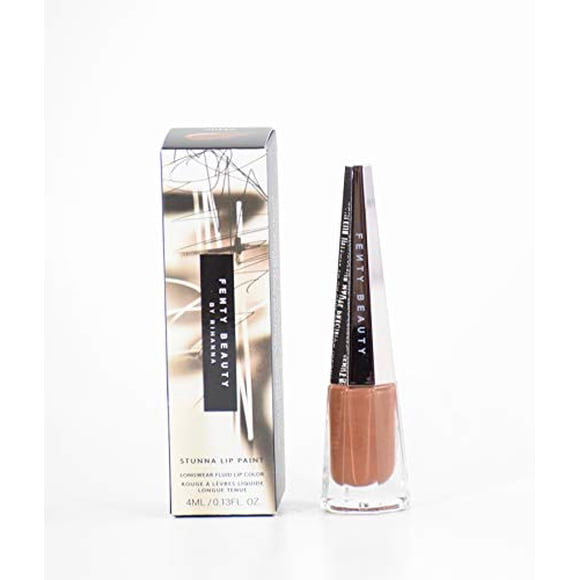 Fenty Beauty by Rihanna - Stunna Lip Paint Longwear Fluid Lip - Unveil - Chocolate Brown