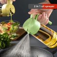 thumbnail image 3 of Oil Dispenser for Kitchen,Oil Sprayer for Cooking, 2 in 1 Olive Oil Dispenser Bottle for Kitchen, 17oz/500ml Premium Glass Oil Bottle for Air Fryer, Salad, Frying,BBQ(Black-500ml), 3 of 5
